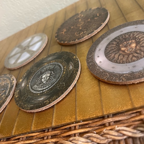 X5 medusa coasters made in Italy🇮🇹❤️🇮🇹 - Picture 3 of 11